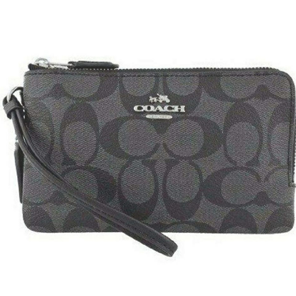 Coach Double Zip Wristlet
